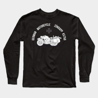 German WW2 motorcycle Zundapp KS750 Long Sleeve T-Shirt